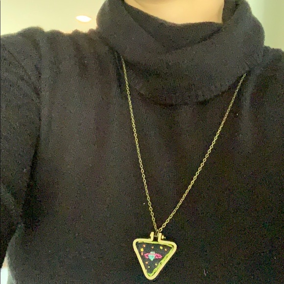 Embroidered space necklace!!!!!! - Picture 2 of 8